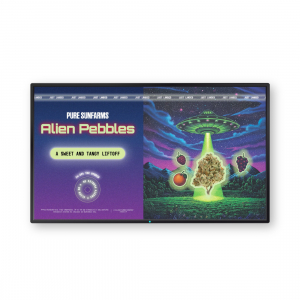 Pure Sunfarms - Alien Pebbles Digital Dynamic Poster