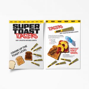 Super Toast - Toasters - Tropicale Royale 5 Pack - Tent Card