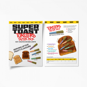 Super Toast - Toasters Taster 5 Pack Infused Pre-Rolls - Digital info sheet