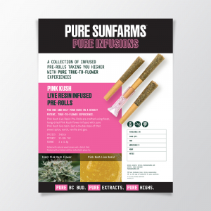 Pure Infusions - Pink Kush Live Resin Pre-Roll