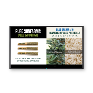 Blue Dream #16 Liquid Diamond Pre-Rolls - Static Digital Posters