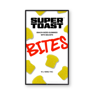Super Toast - Bites all SKU category static digital posters