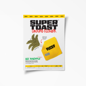 Super Toast - Sgt Pineapple spout pouch digital info sheet